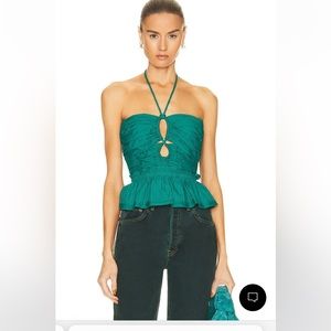 Ulla Johnson Green Halter Top - NWTags